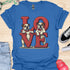 Love is a four legged word - V6 - Standing Duo T-Shirt